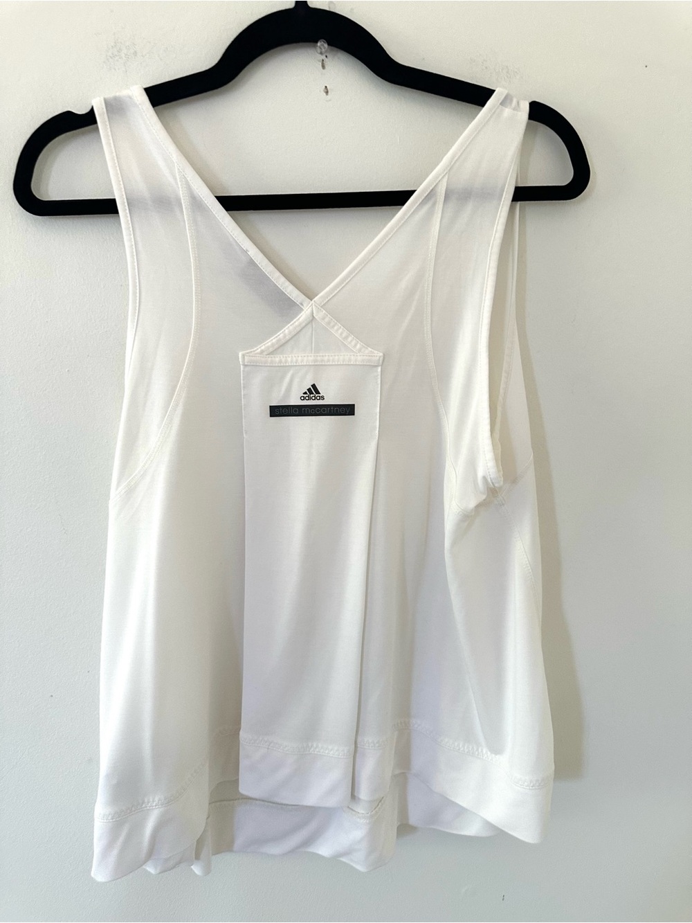 adidas by Stella McCartney activewear tank top in white. Size S